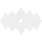Ekena Millwork Zoe Architectural Grade PVC Ceiling Medallion, 34"W x 22 5/8"H x 3"ID x 10 1/2"C x 1"P, One-Piece CMP34X22ZE-03000 - alternate 4
